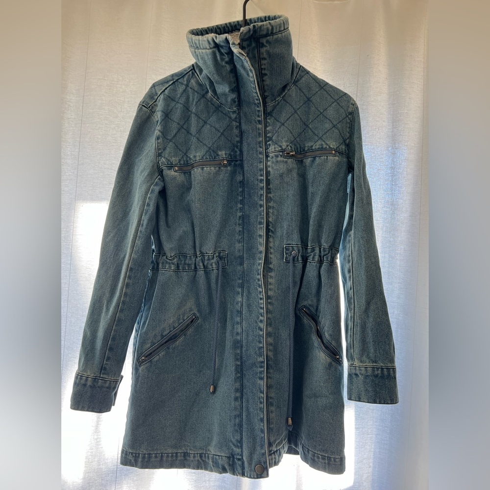 Forever21 Long Denim Coat